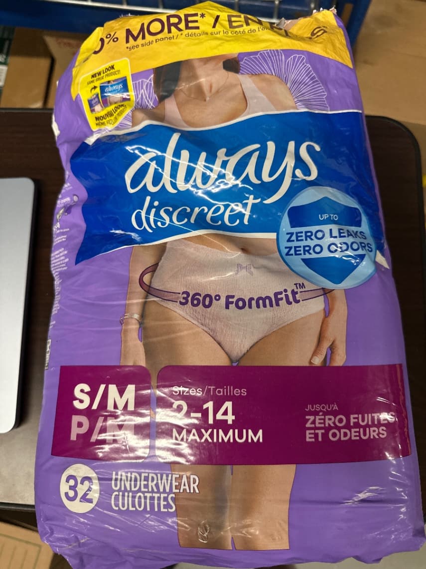 Always Discreet Maximum Underwear 32ct